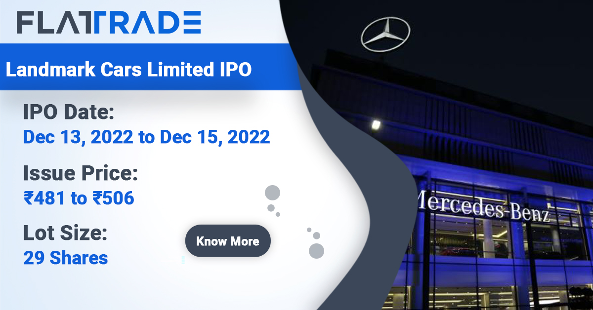 Landmark Cars IPO Flattrade Kosh