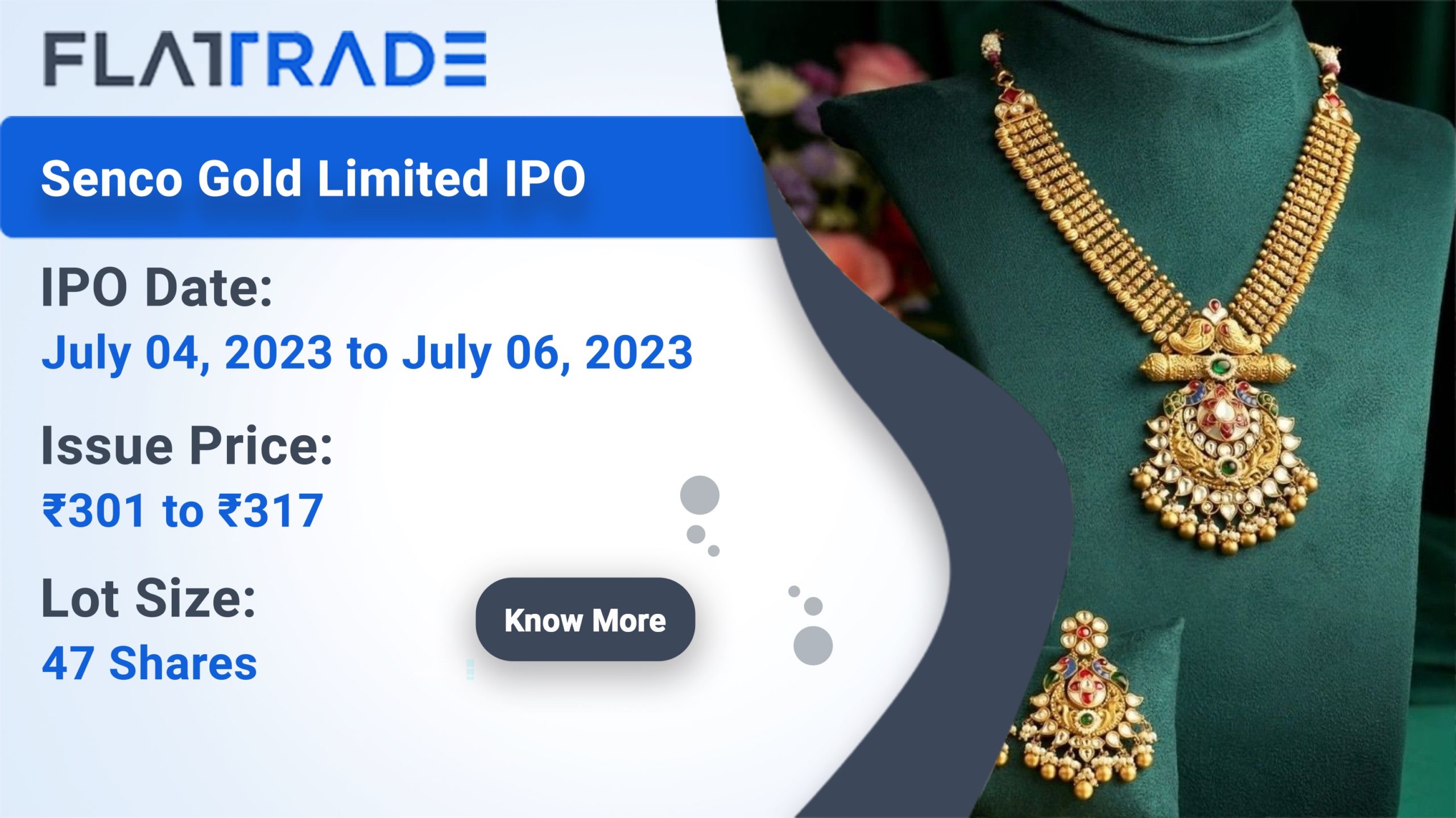Senco Gold Limited IPO Flattrade Kosh