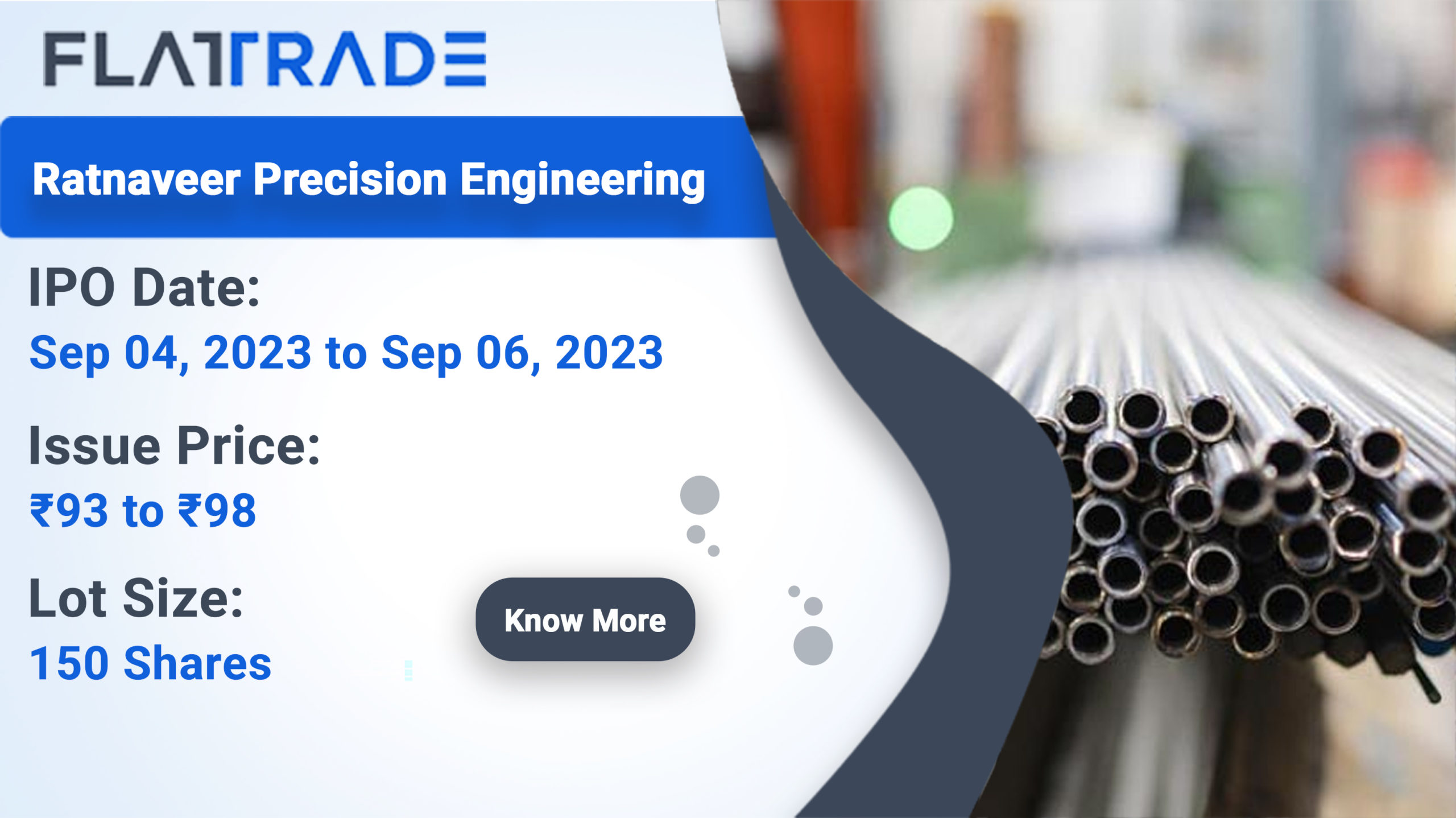 Ratnaveer Precision Engineering IPO Flattrade Kosh