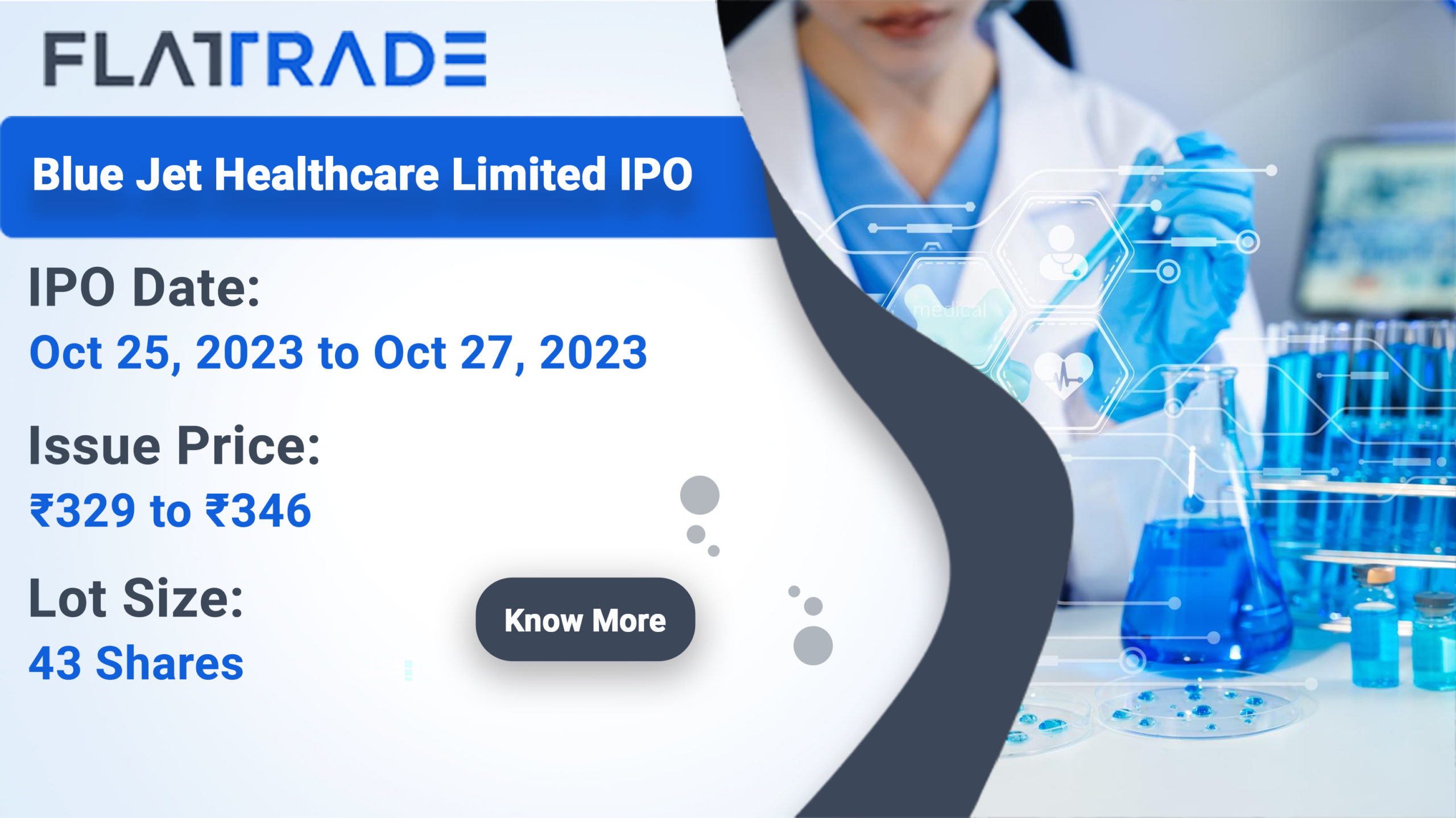 Blue Jet Healthcare Limited IPO Details - Flattrade Kosh