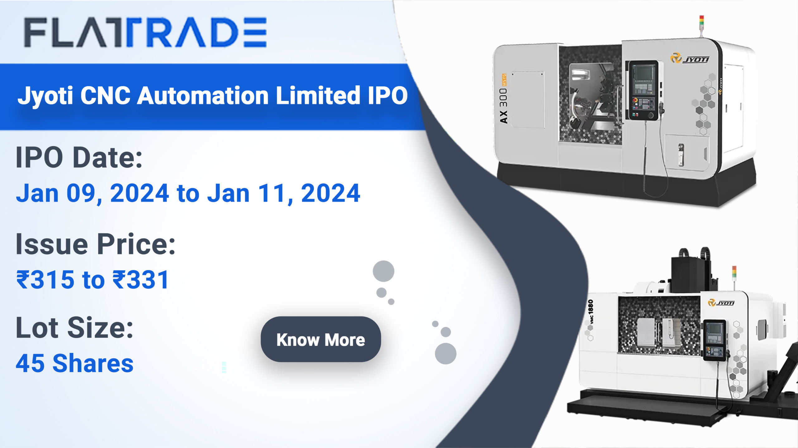 Apply Jyoti CNC Automation IPO - Date, Allotment Status & IPO Lot Size | SMC
