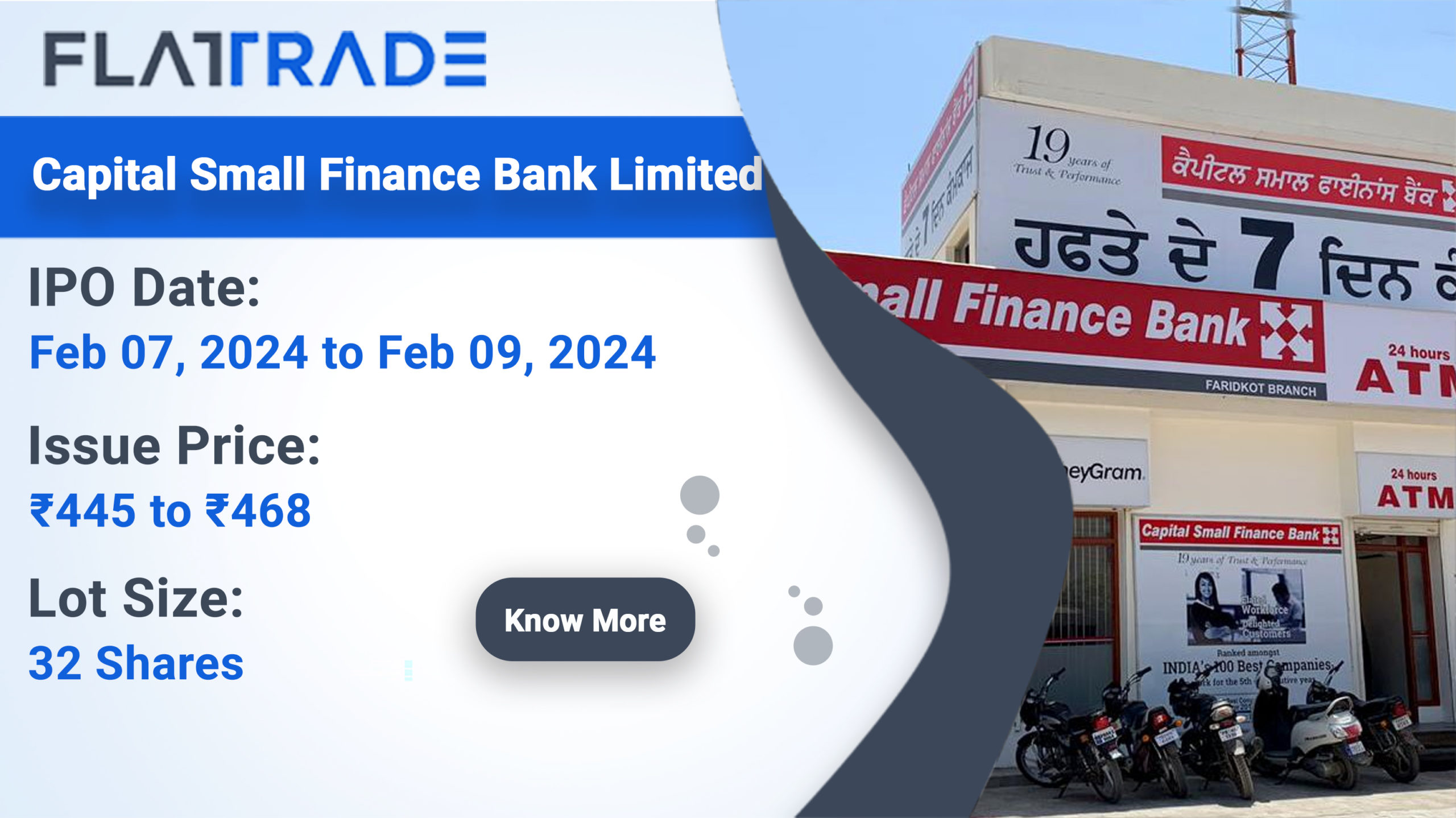 Capital Small Finance Bank Ipo Flattrade Kosh