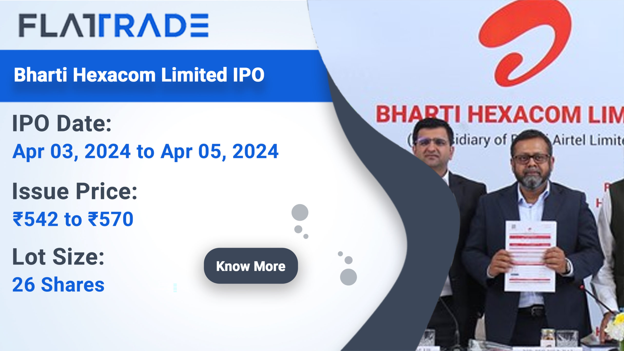 Bharti Hexacom IPO - Flattrade Kosh