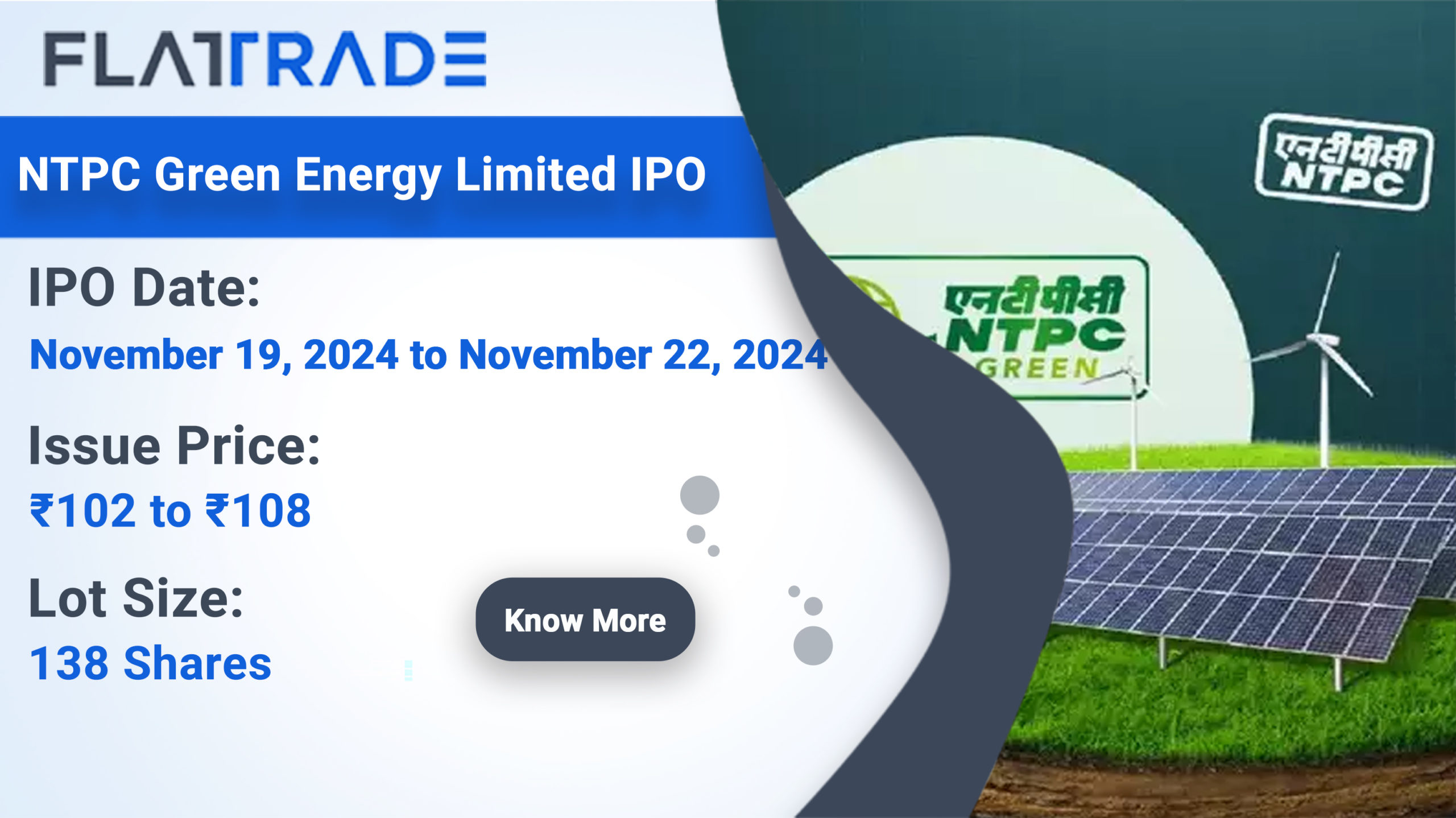 NTPC Green Energy IPO - Flattrade Kosh